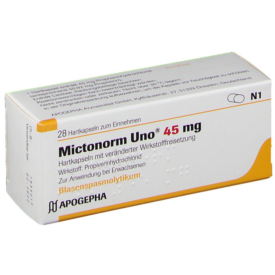 Mictonorm® Uno 45 Mg 28 St Shop