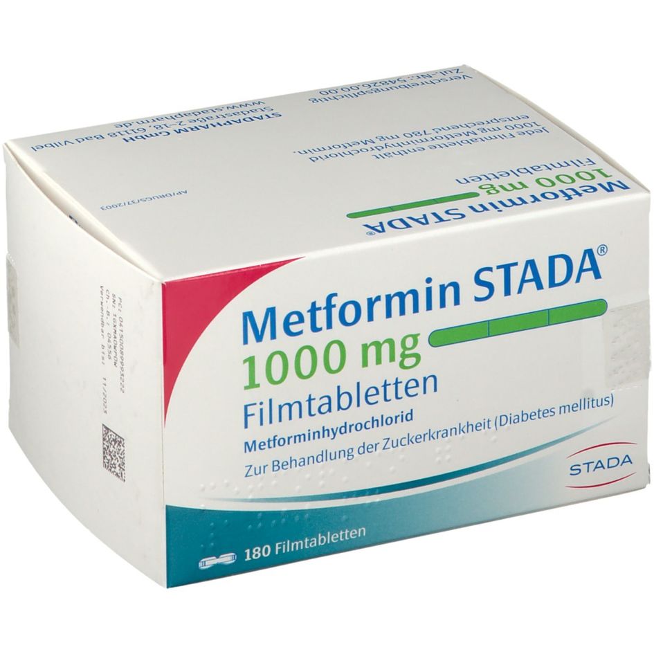 Metformin STADA® 1000 mg 180 St - shop-apotheke.com