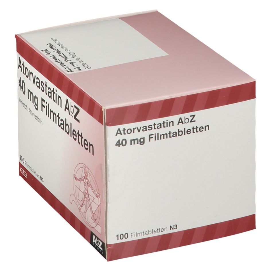 Atorvastatin AbZ 40 mg 100 St