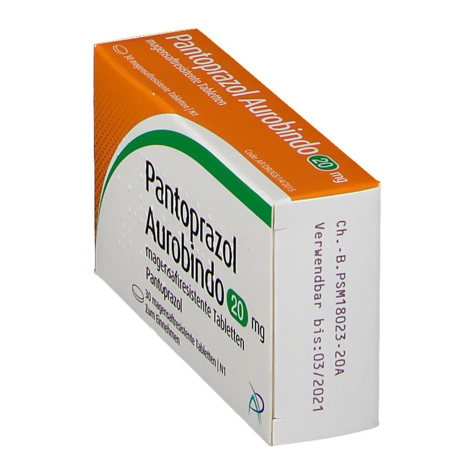 Pantoprazol Aurobindo 20 mg 30 St - shop-apotheke.com