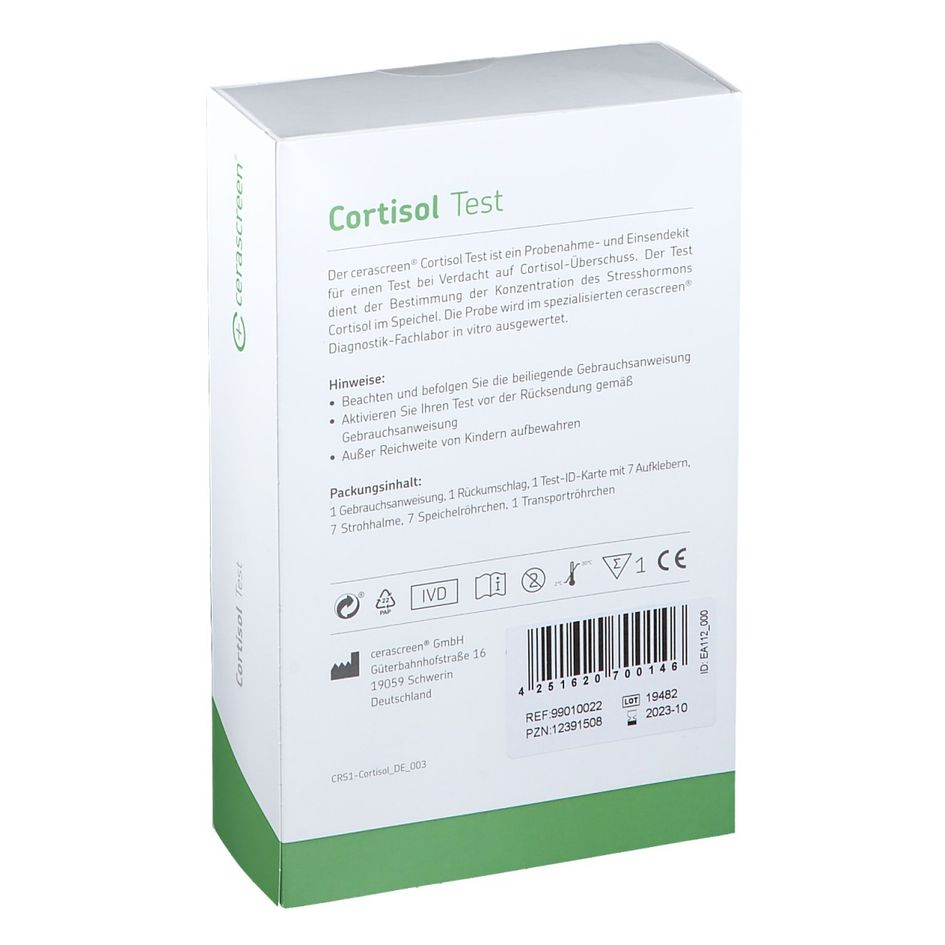 cerascreen® Cortisol Test 1 St - shop-apotheke.com