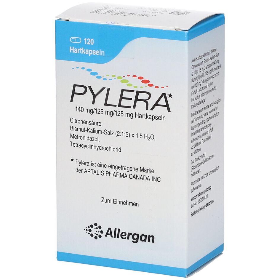 Pylera 140 mg/125 mg/125 mg 120 St