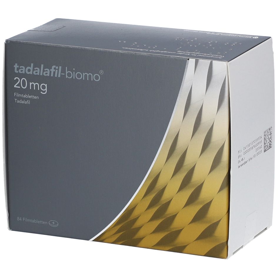 tadalafilbiomo® 20 mg 84 St