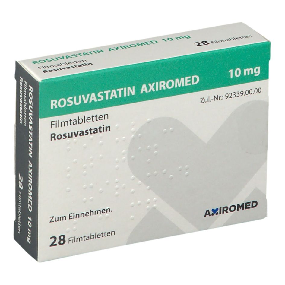 ROSUVASTATIN AXIROMED 10 mg 28 St - shop-apotheke.com