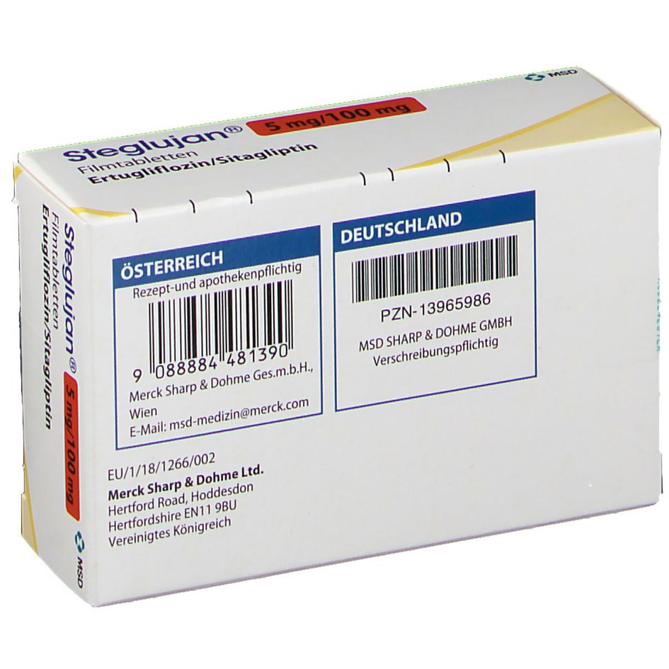 Steglujan® 5 mg/100 mg 28 St - shop-apotheke.com