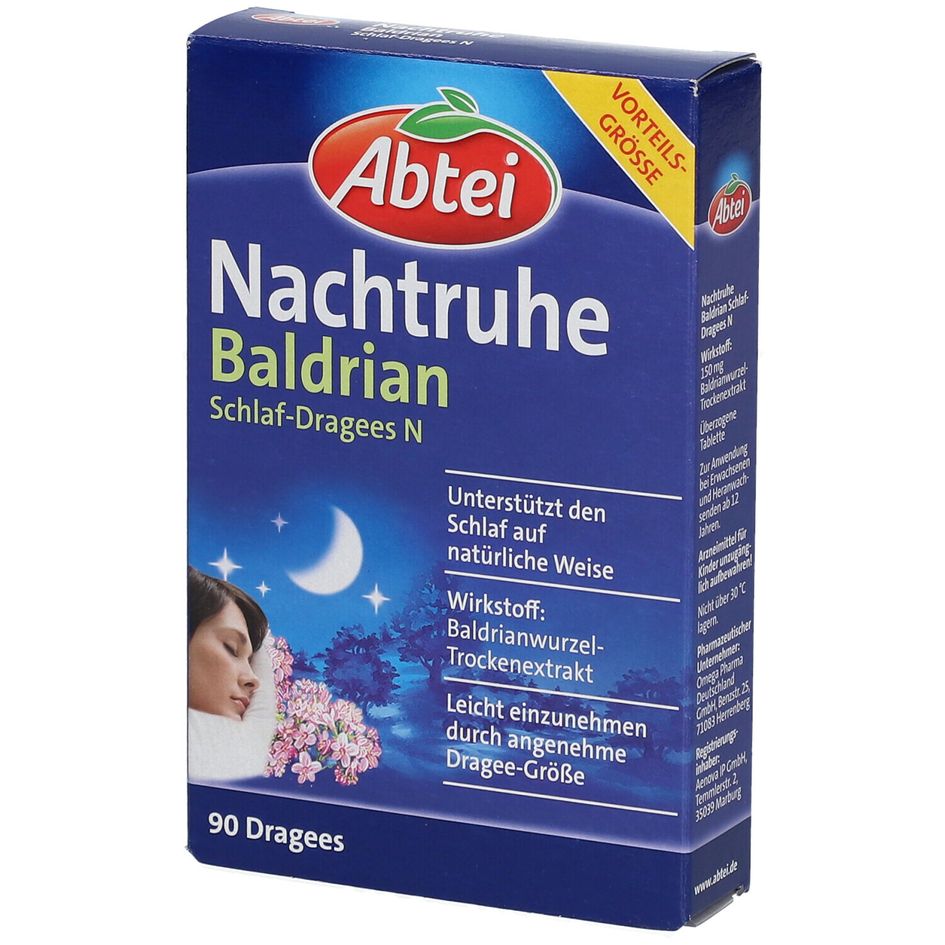 Das Gesunde Plus Nachtruhe Baldrian Einschlaf Dragees N Abtei Nachtruhe Baldrian Schlaf-Dragees N 90 St - shop-apotheke.com