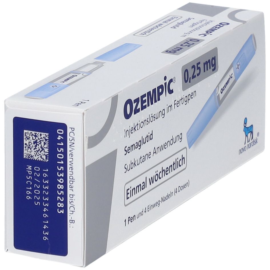 Ozempic® 0,25 Mg 1 St - Shop-apotheke.com