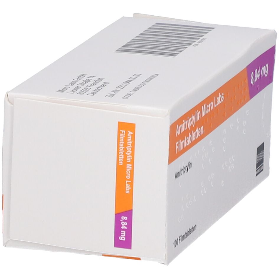 AMITRIPTYLIN Micro Labs 8,84 mg Filmtabletten 100 St - shop-apotheke.com
