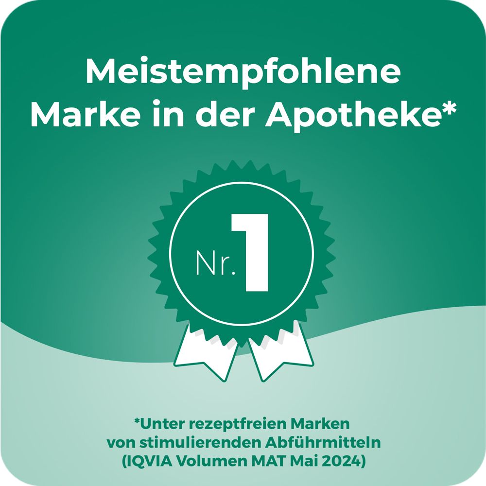 Auszeichnung: Meistempfohlene Marke in der Apotheke. Nr. 1.