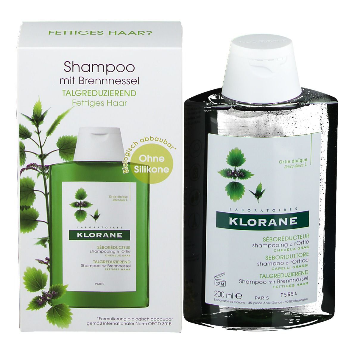 KLORANE Shampoo mit Brennnessel