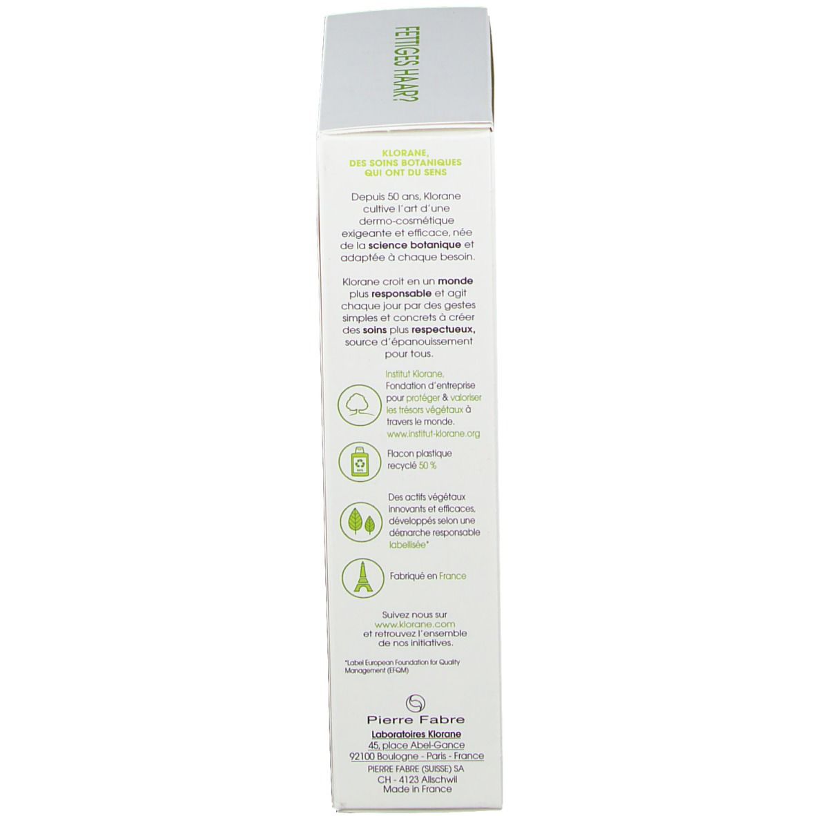 KLORANE Shampoo mit Brennnessel