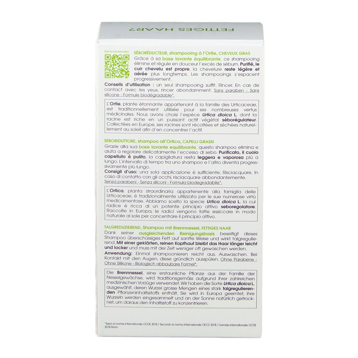 KLORANE Shampoo mit Brennnessel