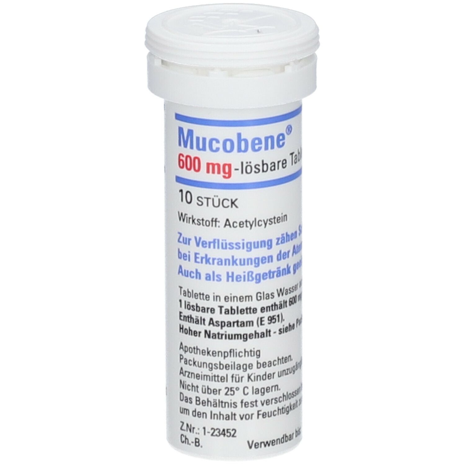 Mucobene® 600 mg-lösbare Tabletten