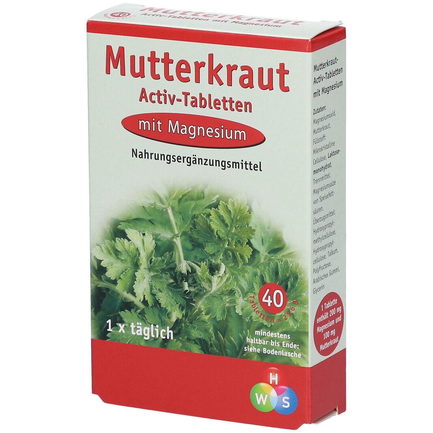 Mutterkraut-Magn Activ TBL 40 St Tabletten