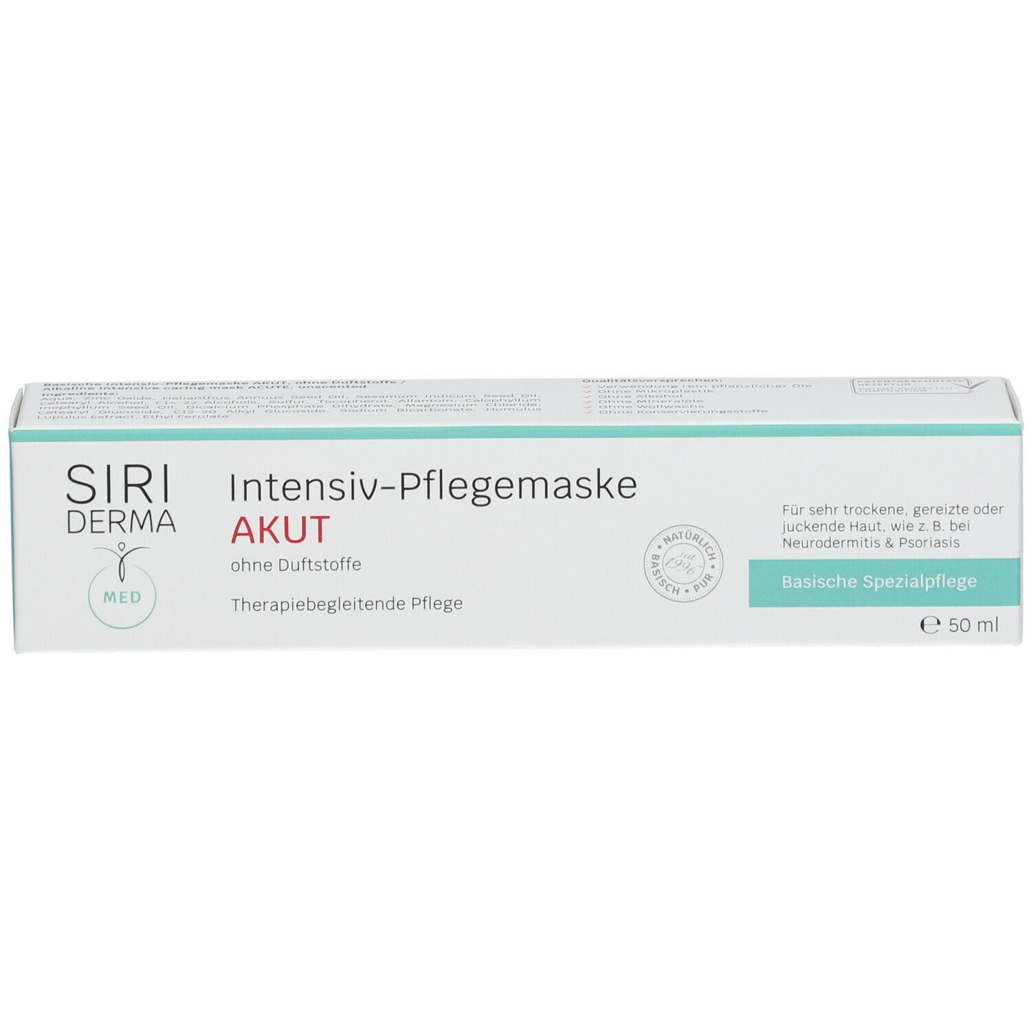 SIRIDERMA Intensiv-Pflegemaske Akut