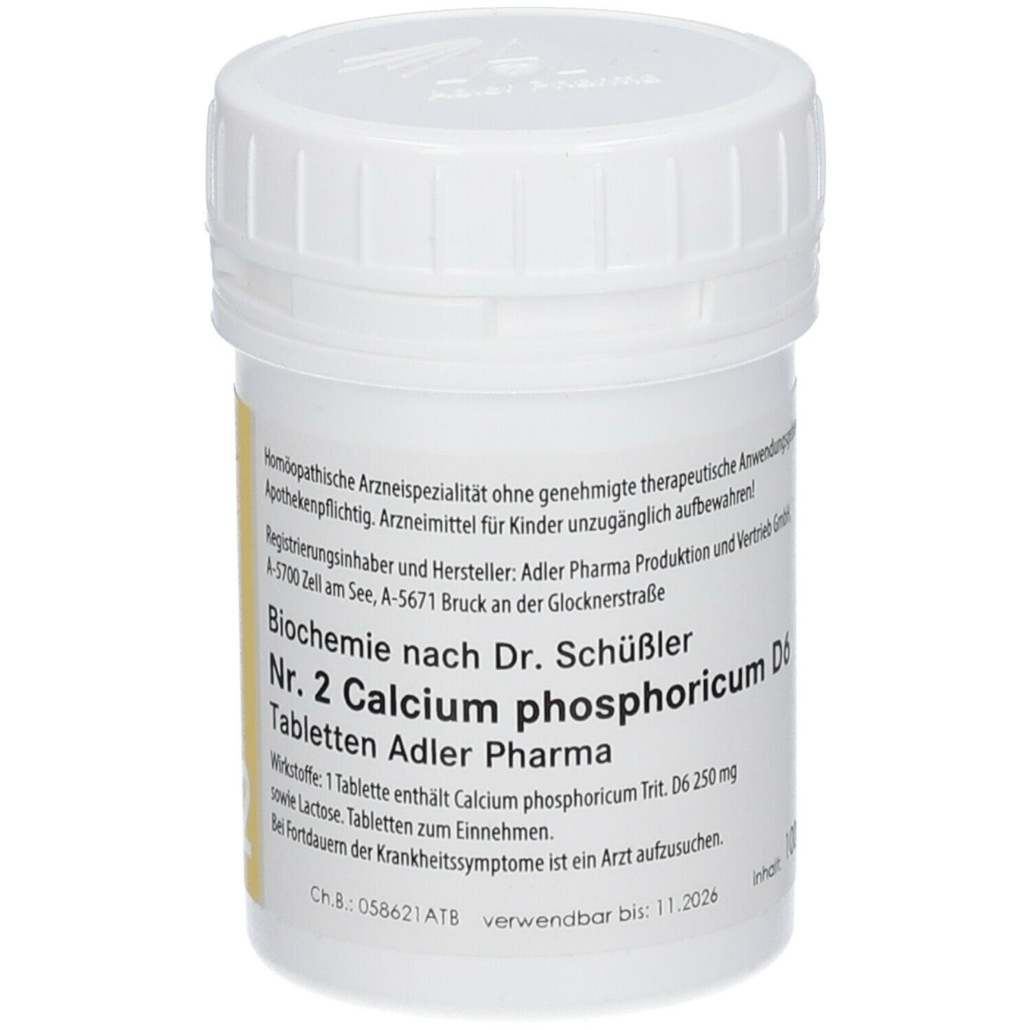 Adler Schüssler Salze Nr. 2 Calcium phosphoricum D6