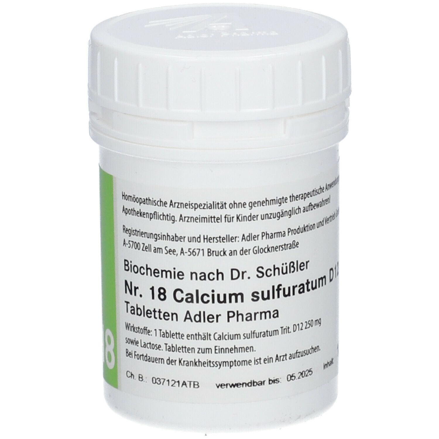Adler Schüssler Salze Nr. 18 Calcium sulfuratum D12