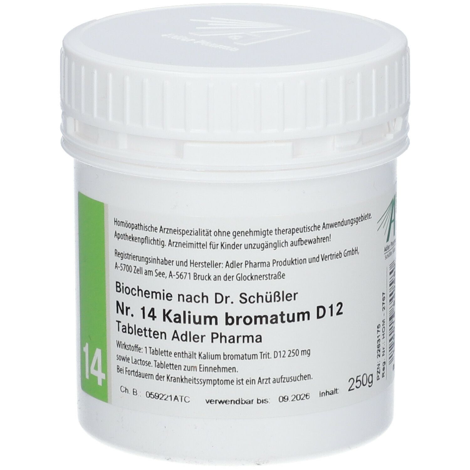 Adler Schüssler Salze Nr. 14 Kalium bromatum D12