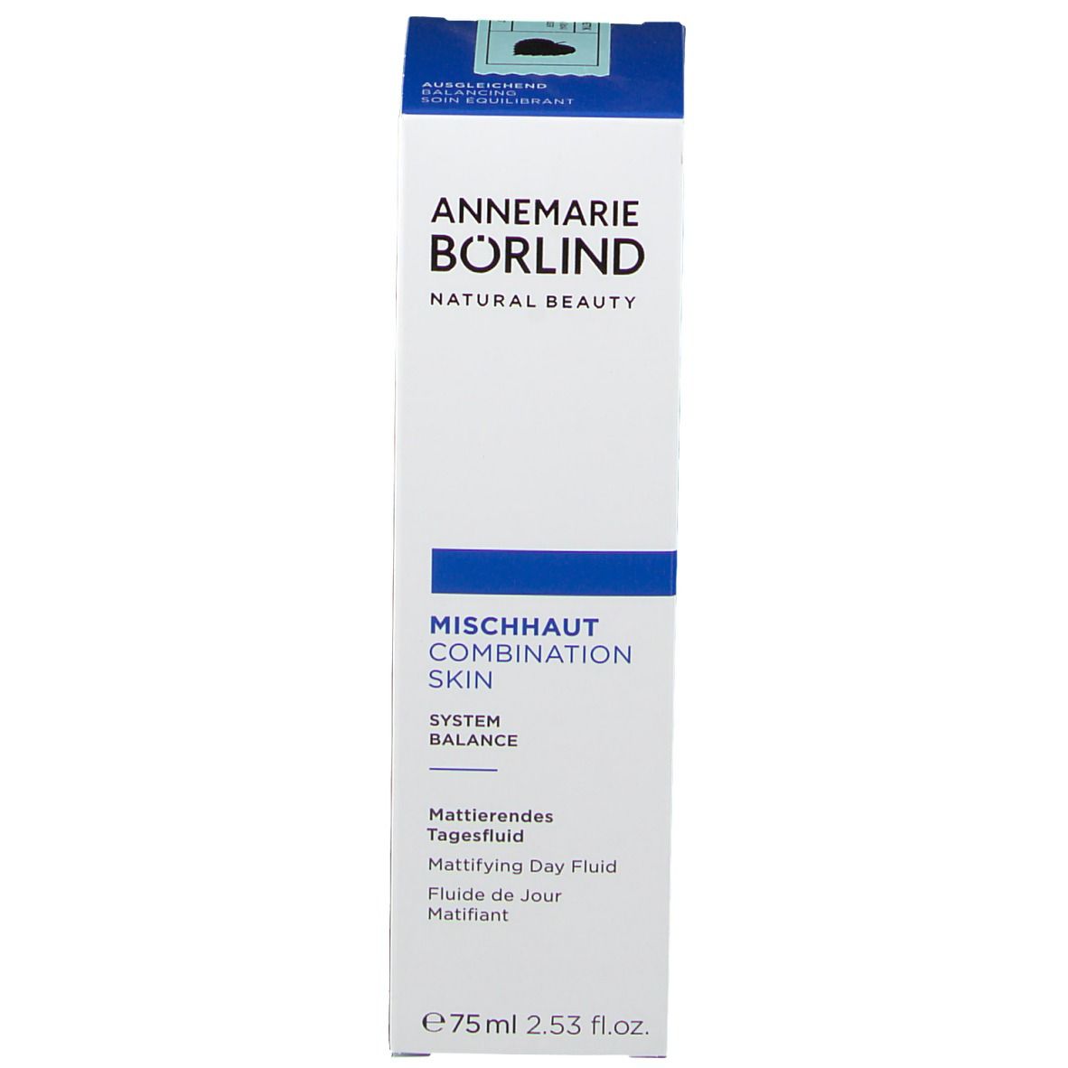 BÖRLIND MISCHHAUT COMBINATION SKIN SYSTEM BALANCE Mattierendes Tagesfluid
