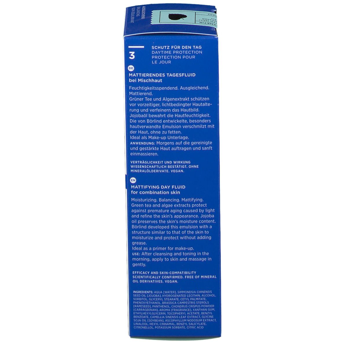 BÖRLIND MISCHHAUT COMBINATION SKIN SYSTEM BALANCE Mattierendes Tagesfluid
