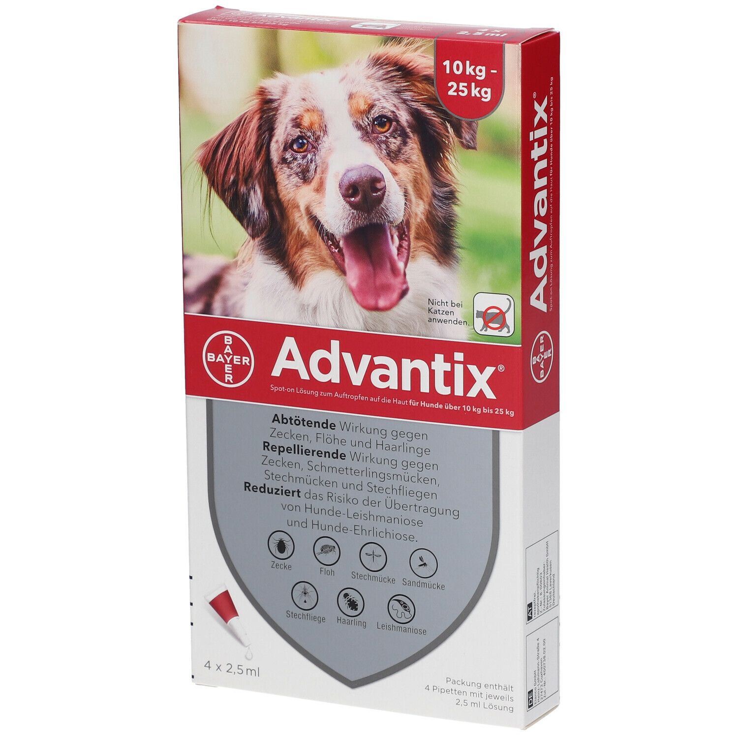 Advantix® für Hunde von 10 bis 25 kg