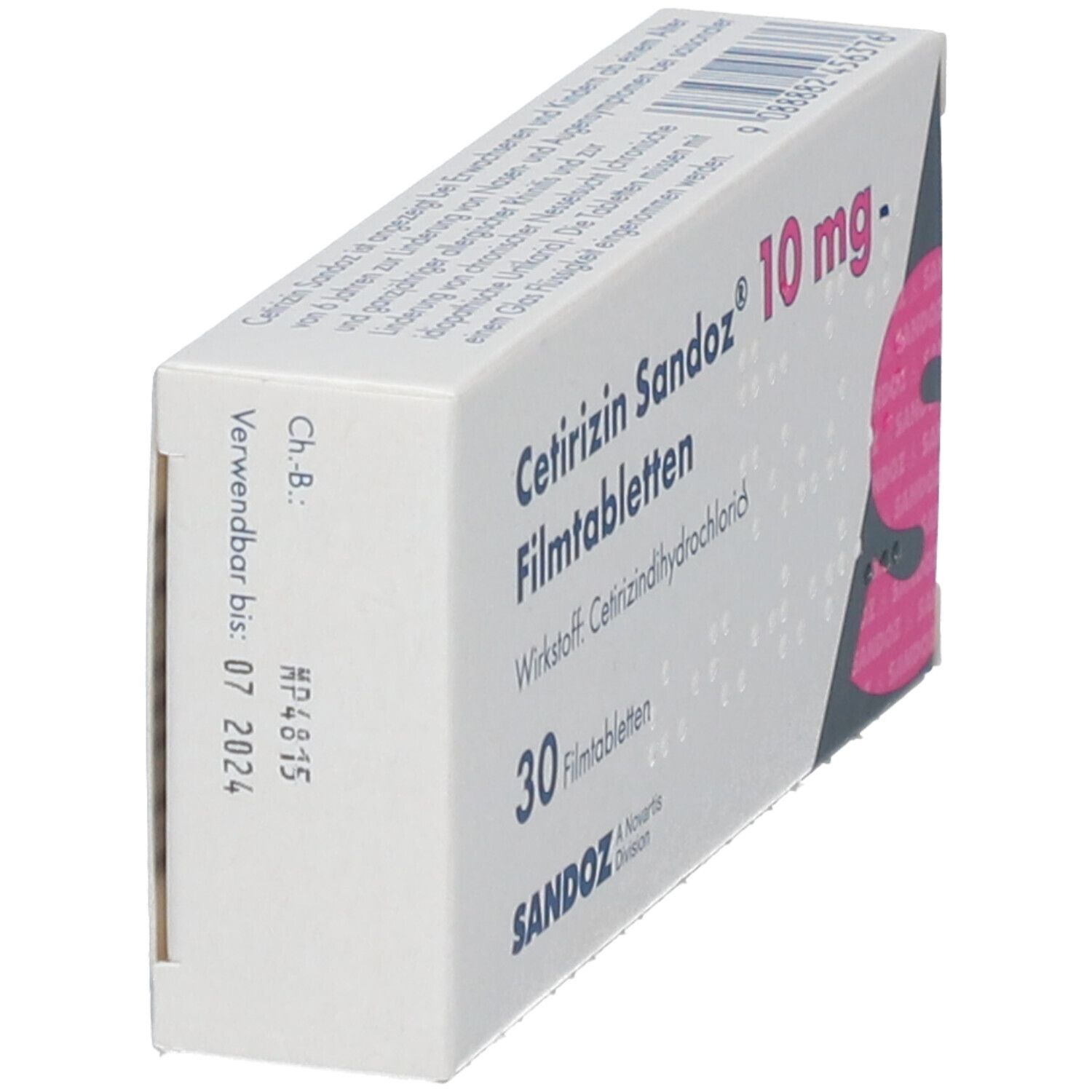 Cetirizin Sandoz® 10 mg 30 St - shop-apotheke.at