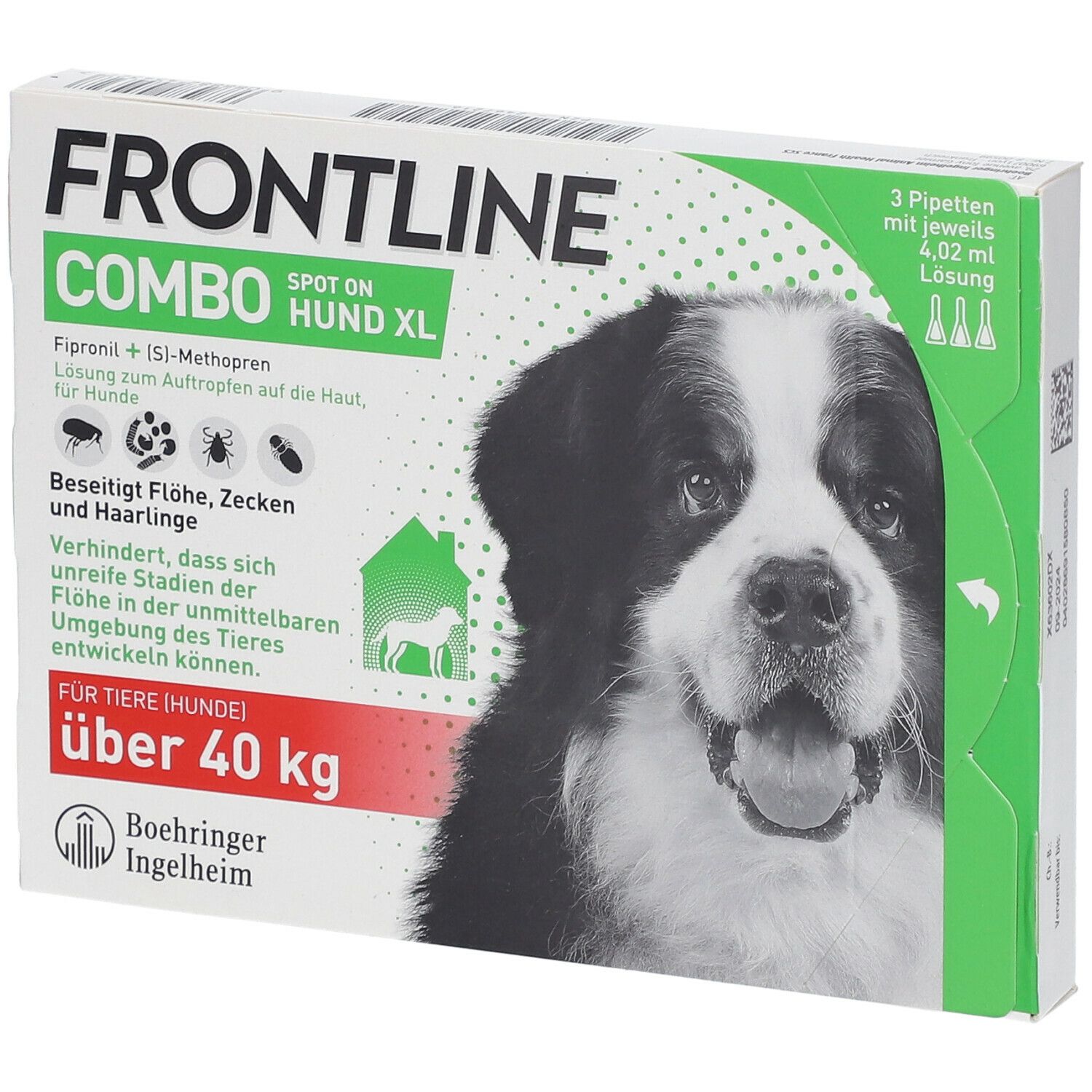 FRONTLINE COMBO® Spot on gegen Flöhe und Zecken Hund XL über 40kg
