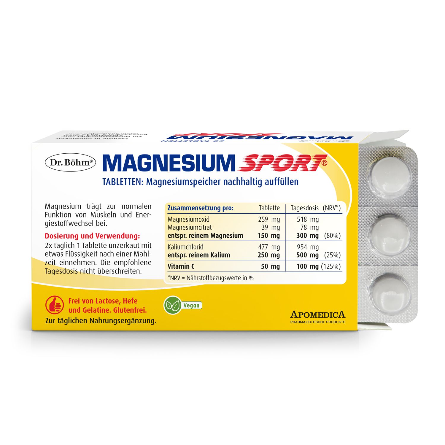 Dr. Böhm® Magnesium Sport Tabletten