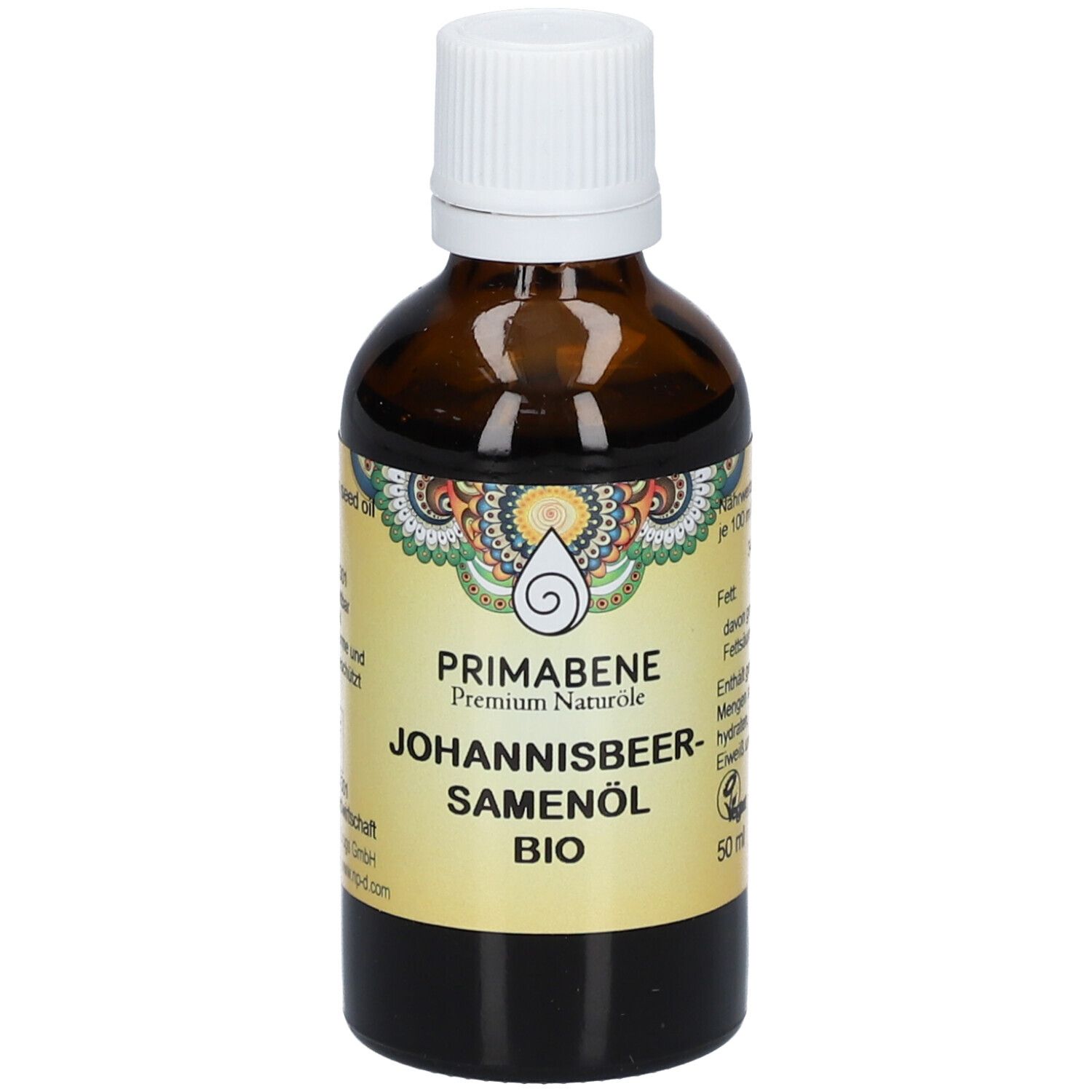 Primabene Huile de pépins de Cassis bio