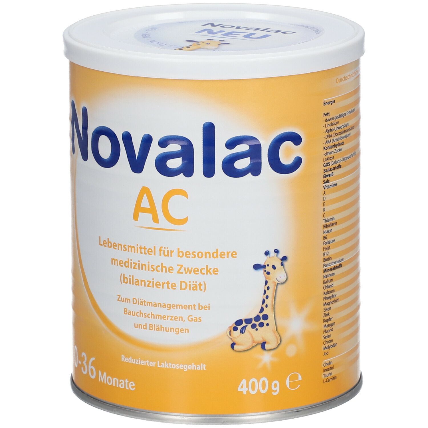 Novalac AC Spezialnahrung von Geburt an