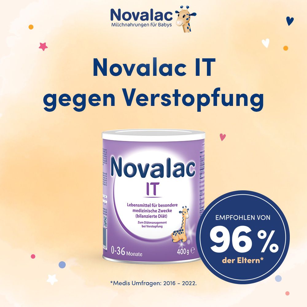 Novalac IT Spezialnahrung von Geburt an