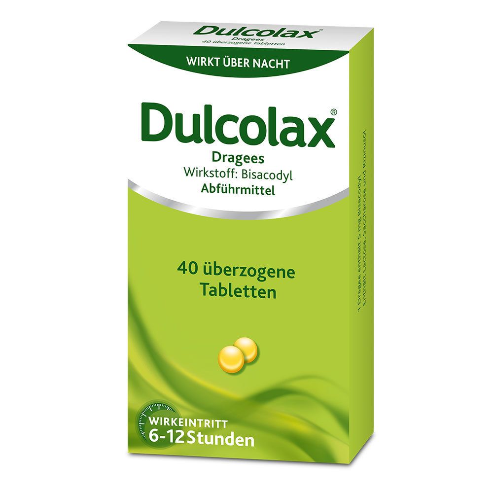 Dulcolax® Dragees befreien bei Verstopfung über Nacht