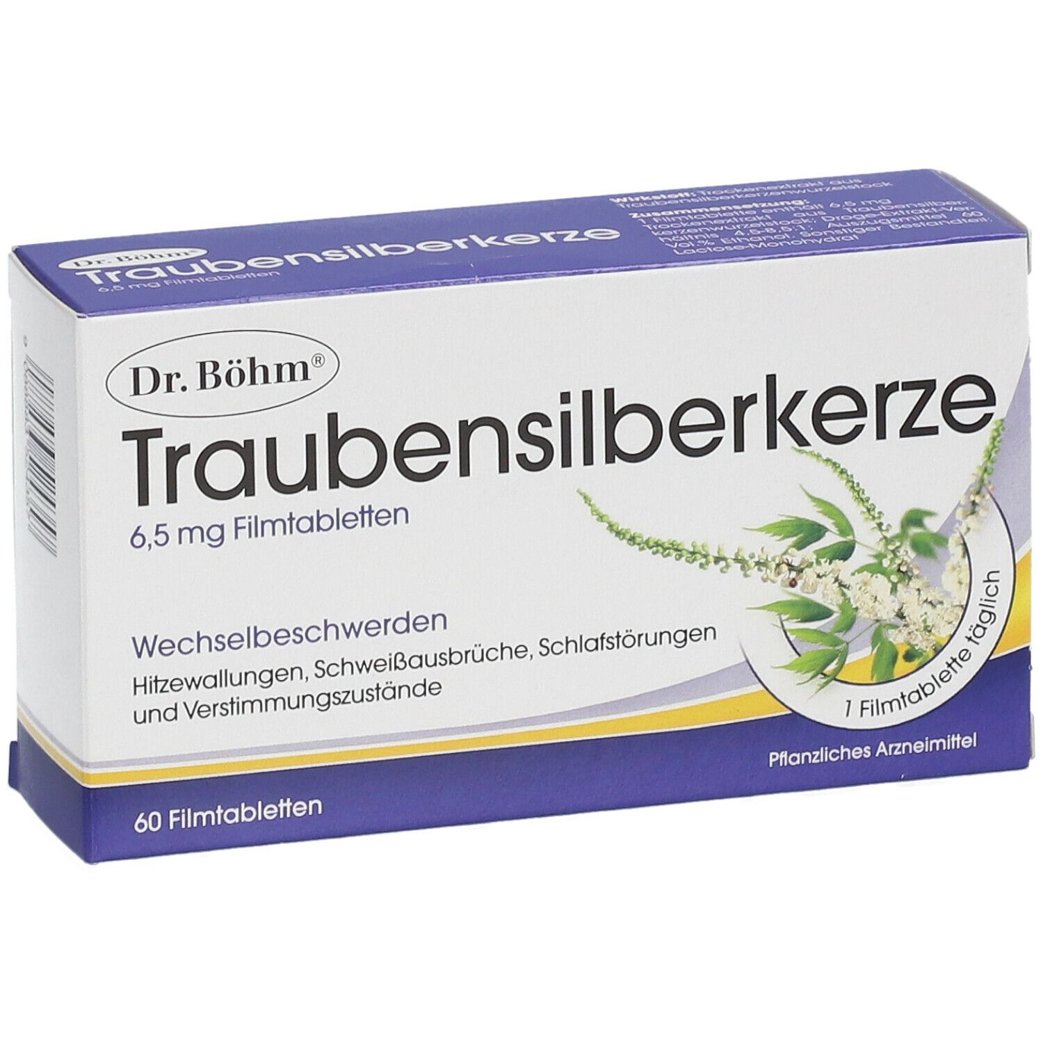 Dr. Böhm® Traubensilberkerze 6,5 mg Filmtabletten