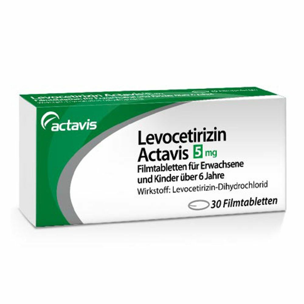 Levocetirizin Actavis 5 mg
