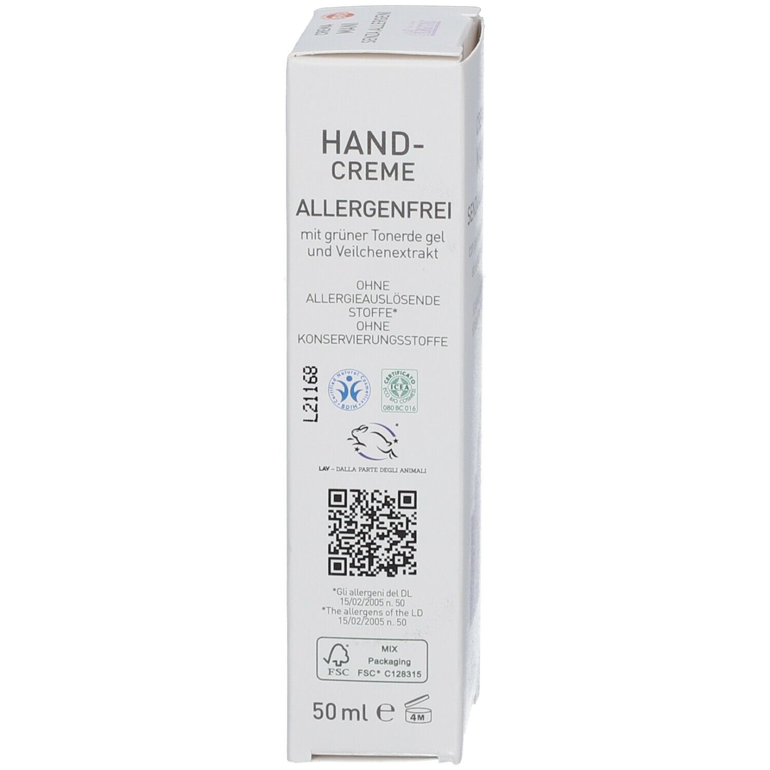 Argital Allergiefreie Handcreme