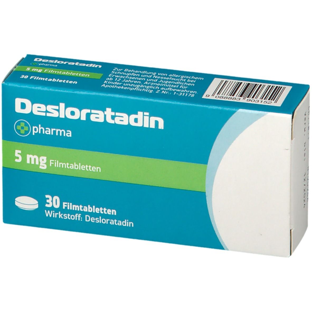 Desloratadin +pharma 5 mg