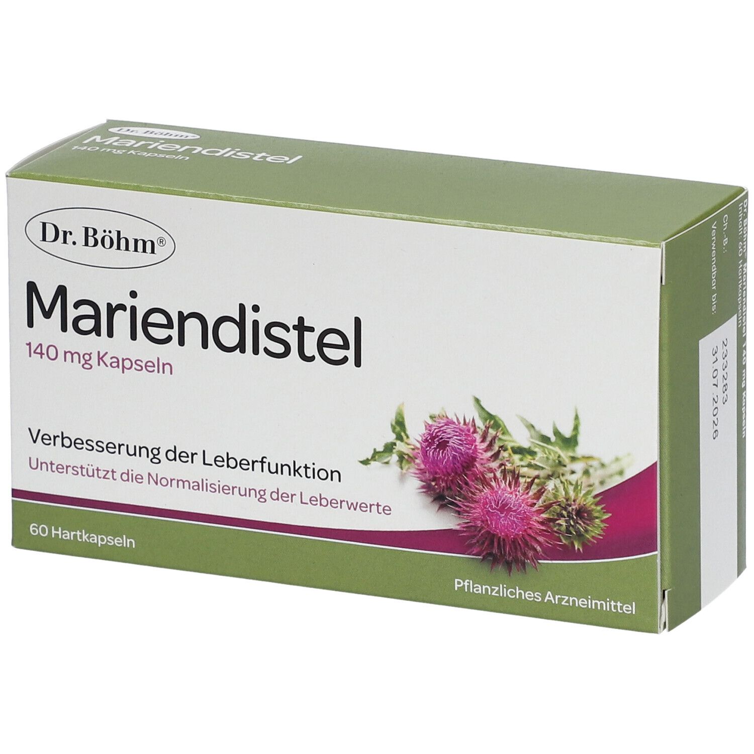 Dr. Böhm® Mariendistel 140 mg Kapseln