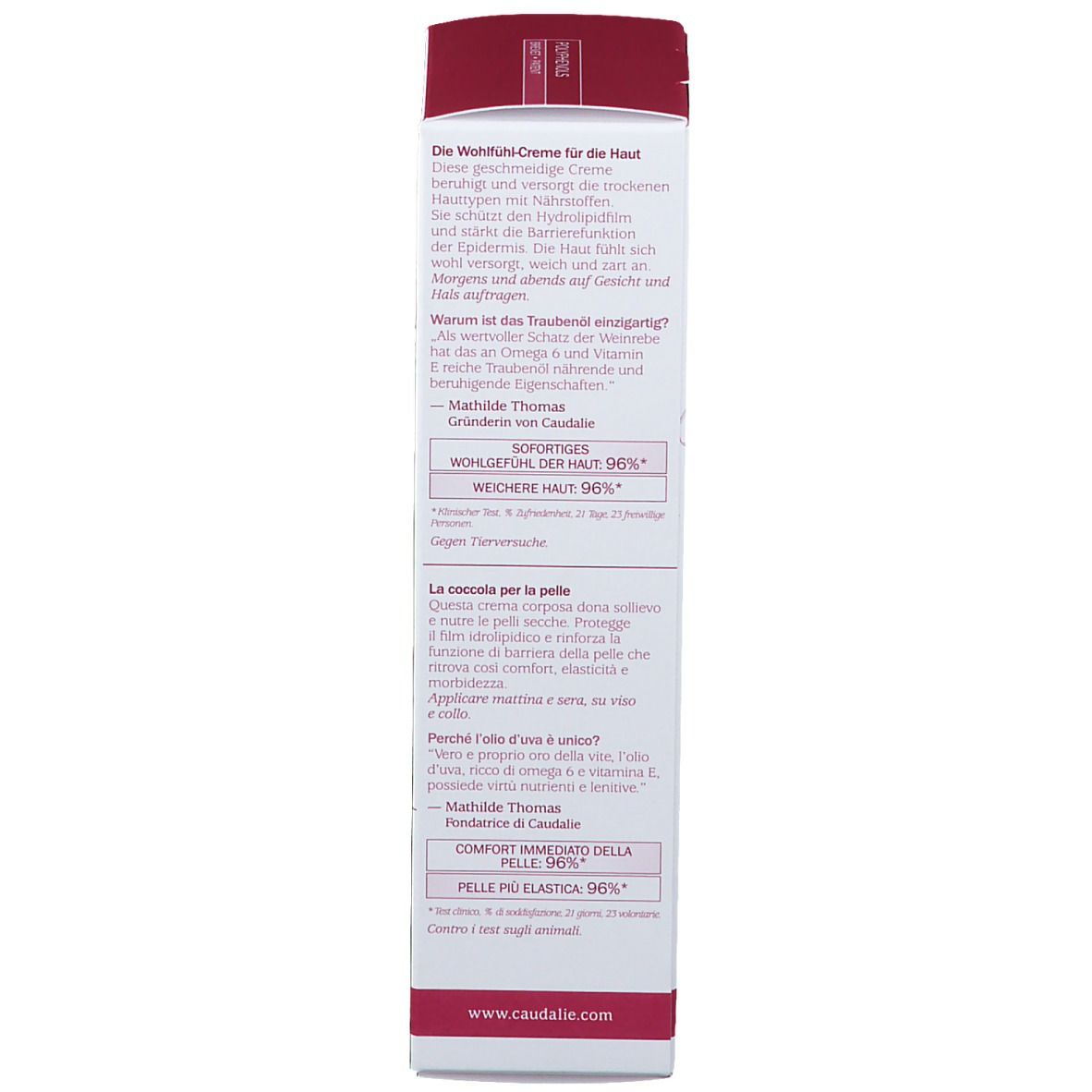 CAUDALIE nährende geschmeidige Creme
