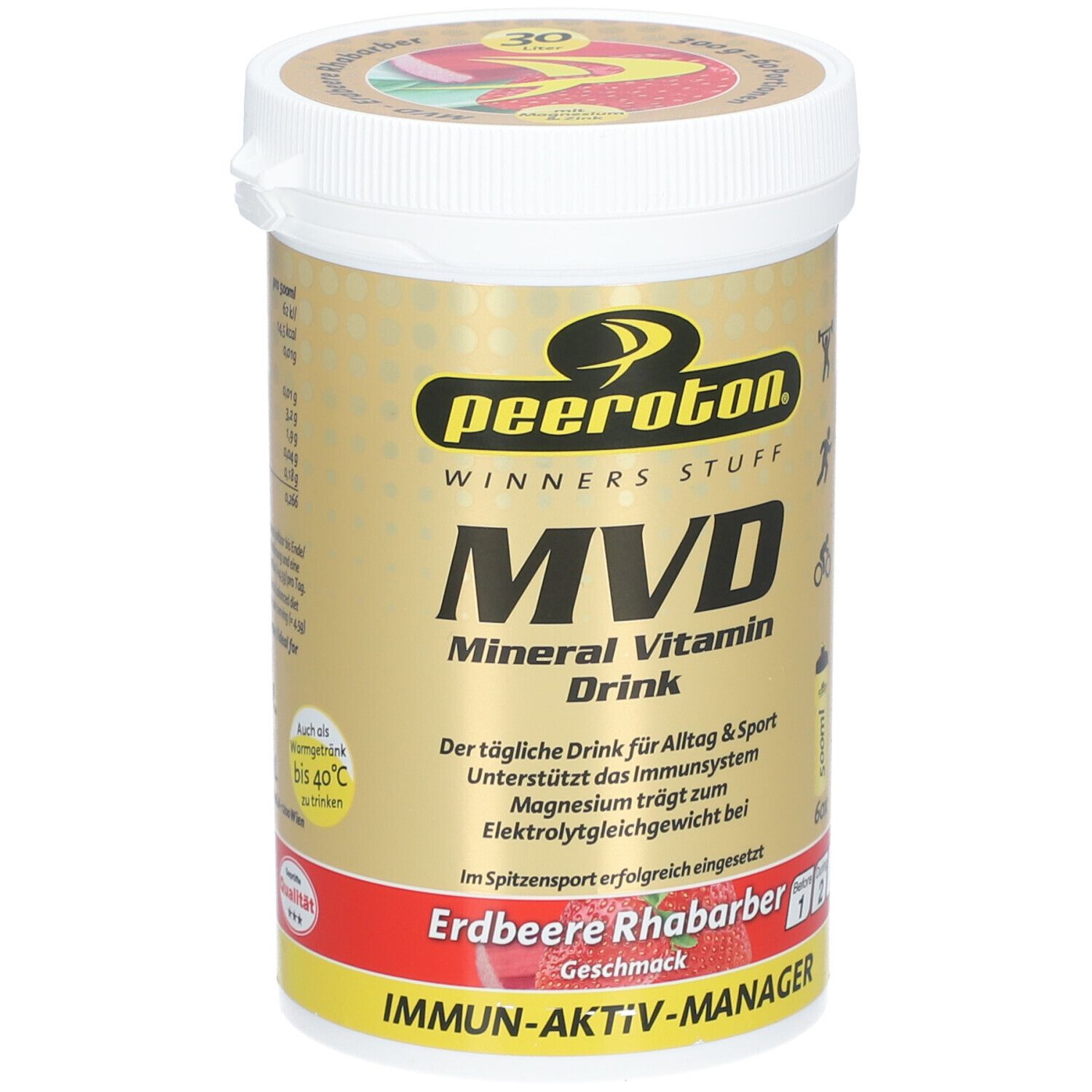 peeroton® MVD Minderal Vitamin Drink Erdbeere Rhabarber