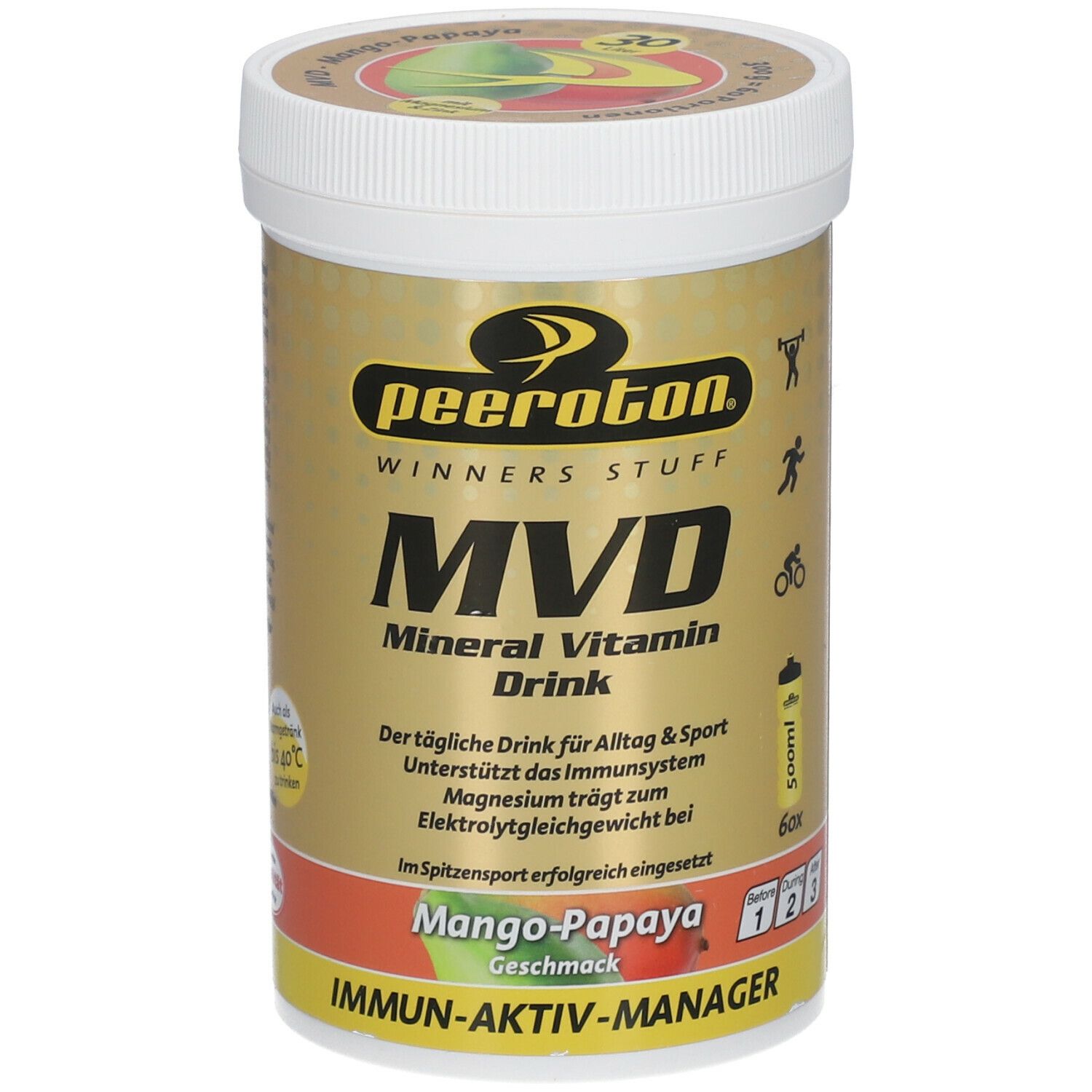 peeroton® MVD Mineral Vitamin Drink Mango Papaya