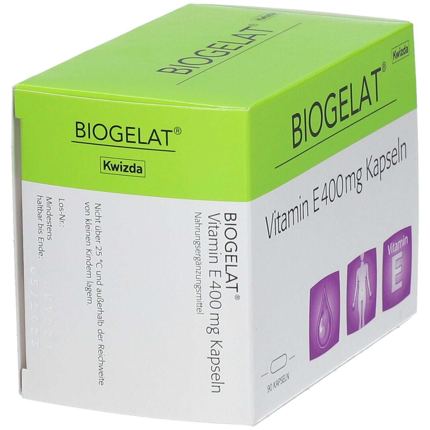 Biogelat Kapseln Vitamin E 400Iu 90 St