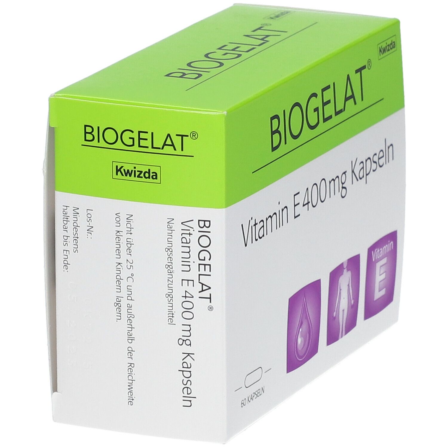 Biogelat Kapseln Vitam.e NEU 400Iu 60 St