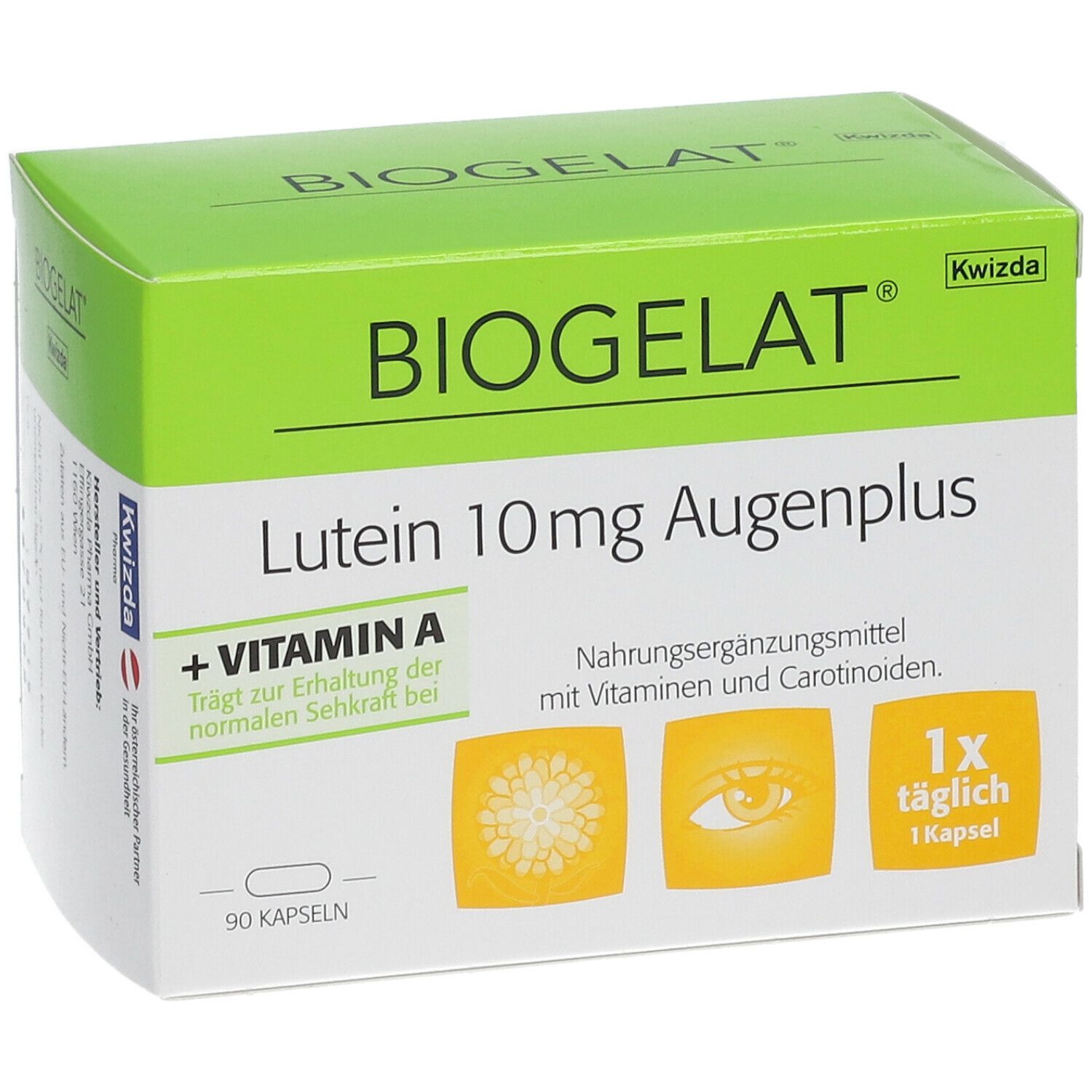 BIOGELAT® Lutein 10 mg Augenplus
