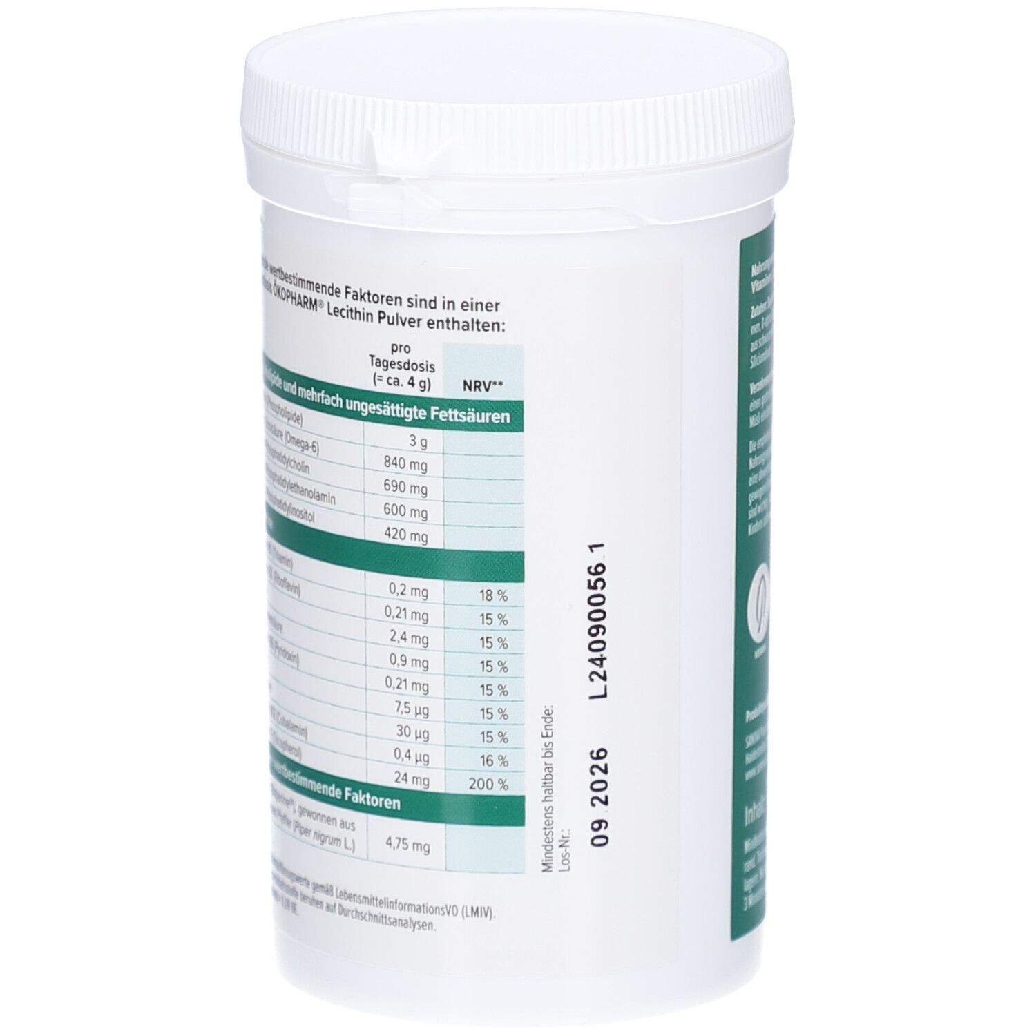 ÖKOPHARM44® Lecithin Komplex 125 g - Shop Apotheke