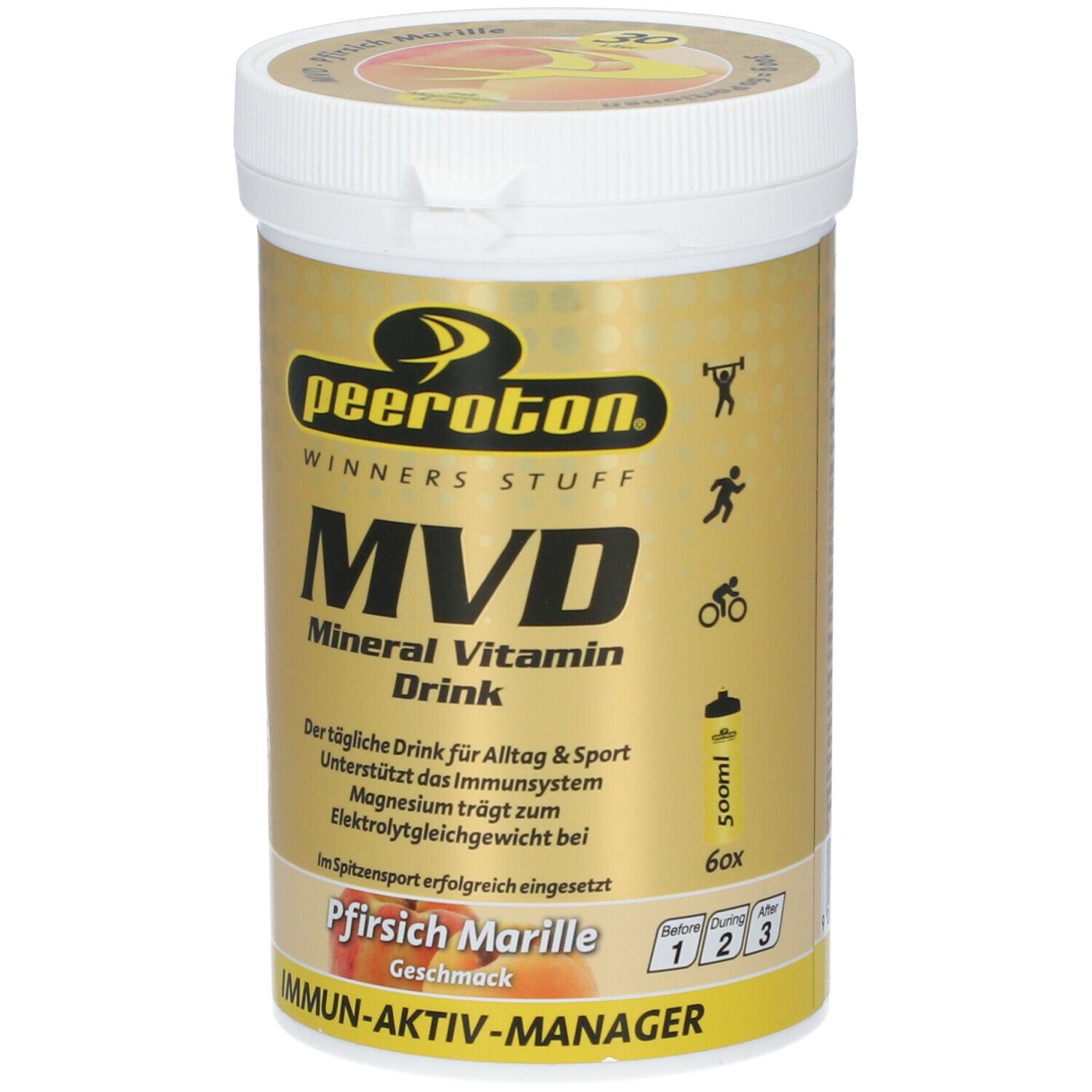 peeroton® MVD Minderal Vitamin Drink Pfirsich Marille
