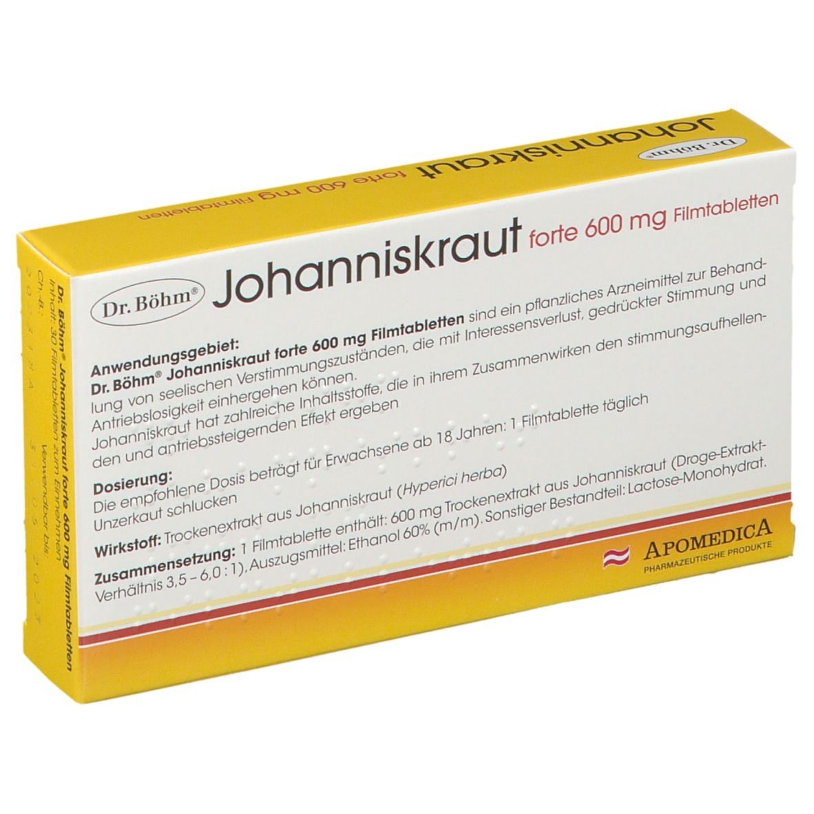 Dr. Böhm® Johanniskraut 600 mg forte Filmtabletten