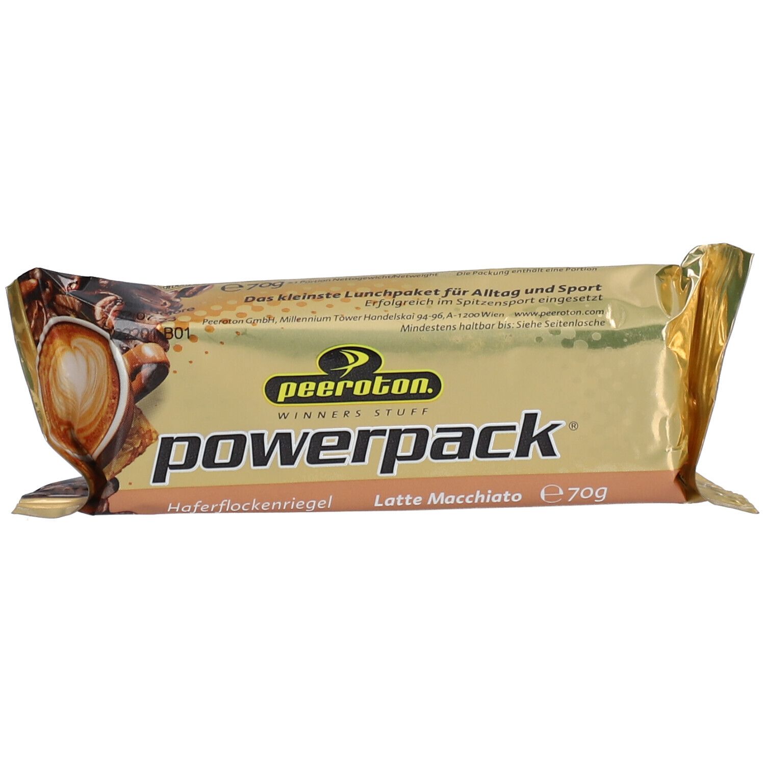 peeroton® Powerpack Riegel Latte Macchiato