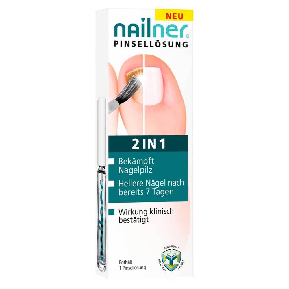 Nailner 2 in 1 Nagelpilz Pinsellösung für gesündere, hellere Nägel