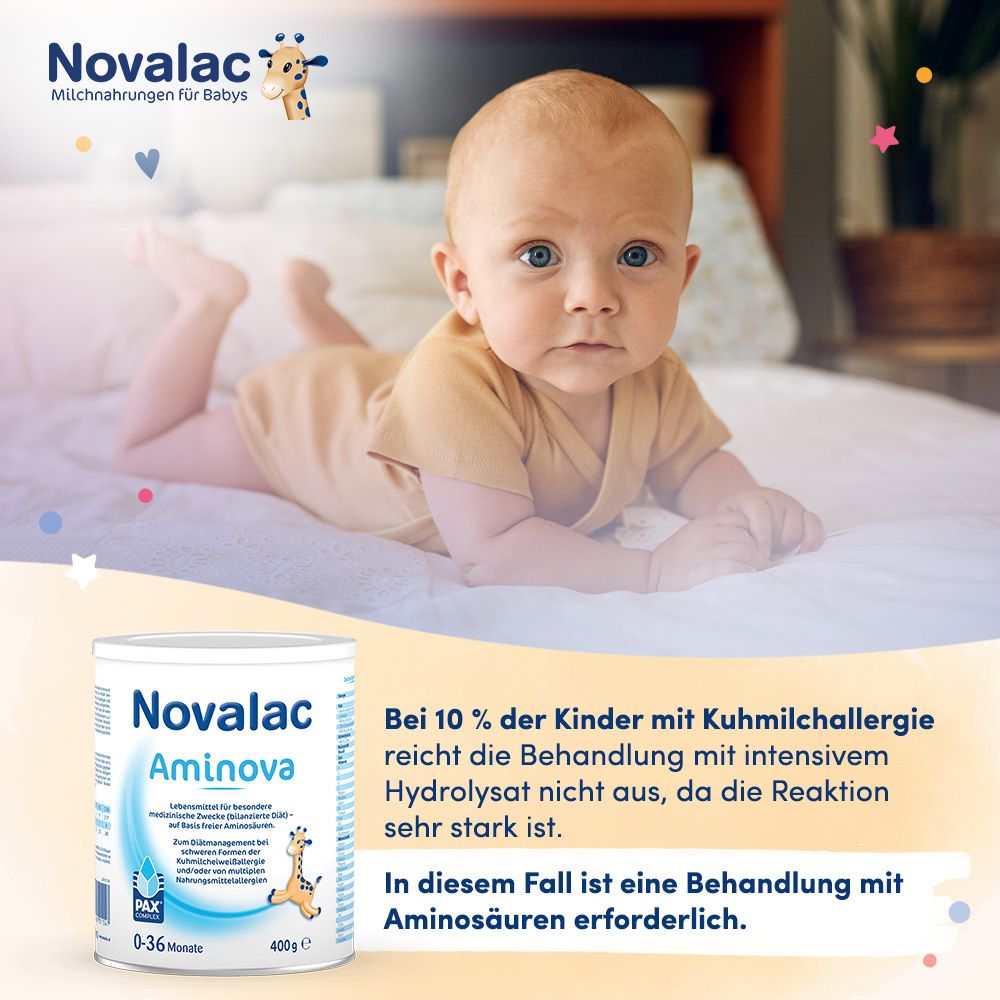 Novalac Aminova Spezialnahrung von Geburt an
