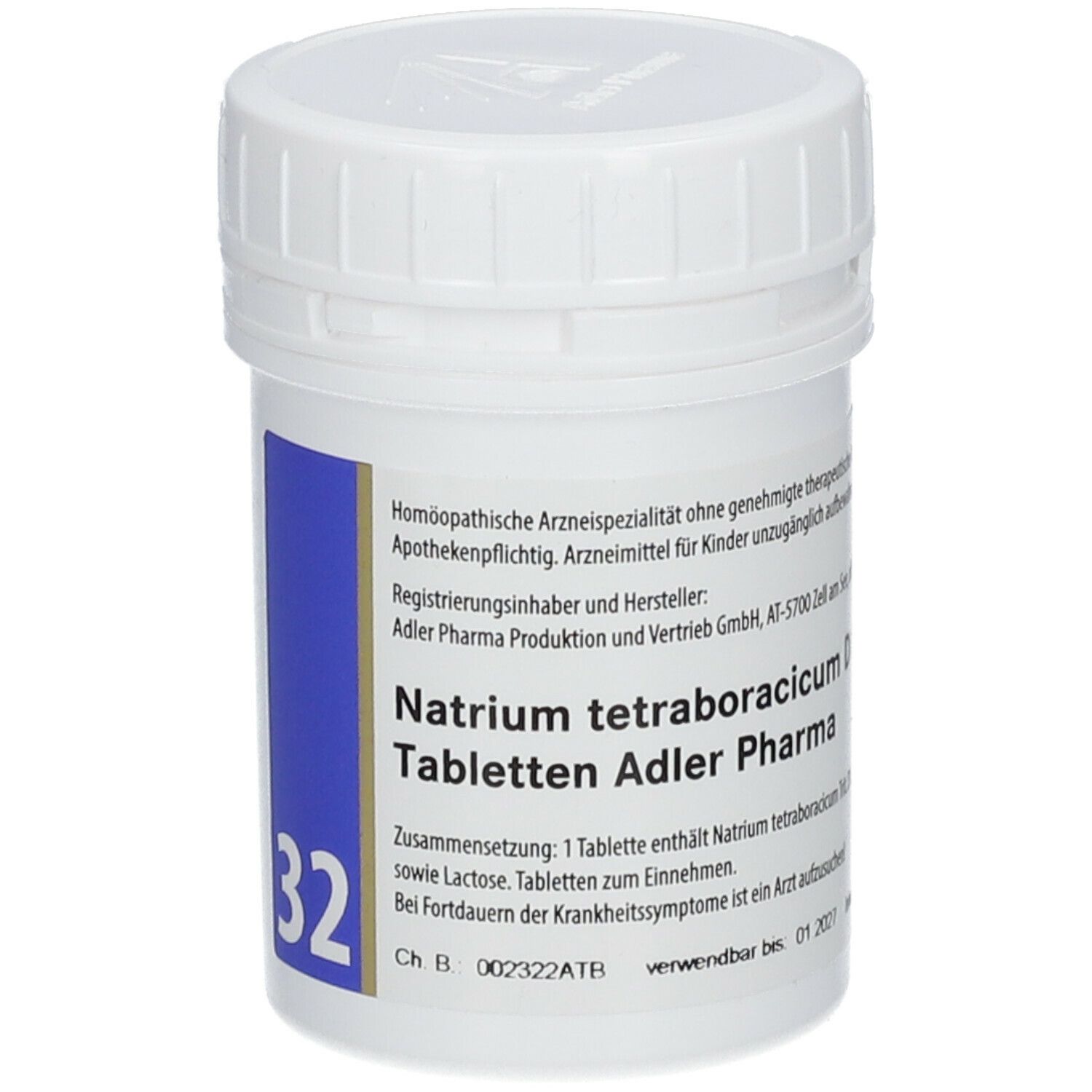 Adler Schüssler Salze Nr. 32 Natrium tetraboracicum D12